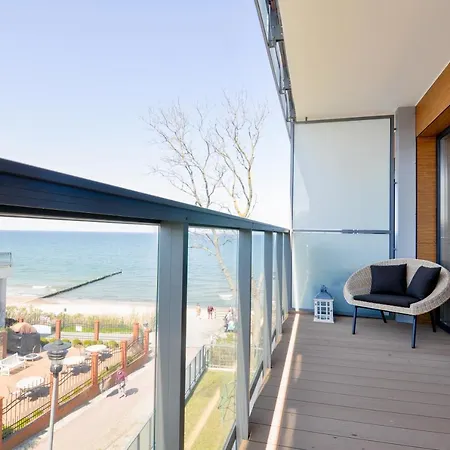 Apartament Z Widokiem Na Morze Ustronie Apartments - Nadmorski Luksus Apartamenty アパート ウストロニエ・モルスキエ