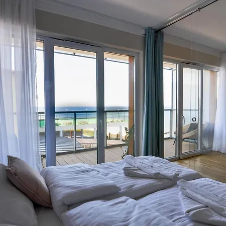 Apartament Z Widokiem Na Morze Ustronie Apartments - Nadmorski Luksus Apartamenty ウストロニエ・モルスキエ