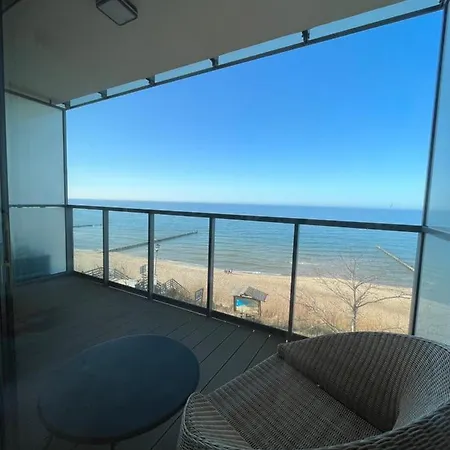 Apartament Z Widokiem Na Morze Ustronie Apartments - Nadmorski Luksus Apartamenty アパート *